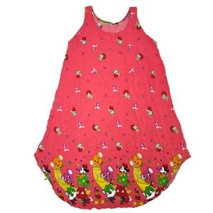 Minnie mouse and characters mini dress / night gown character fun cute.